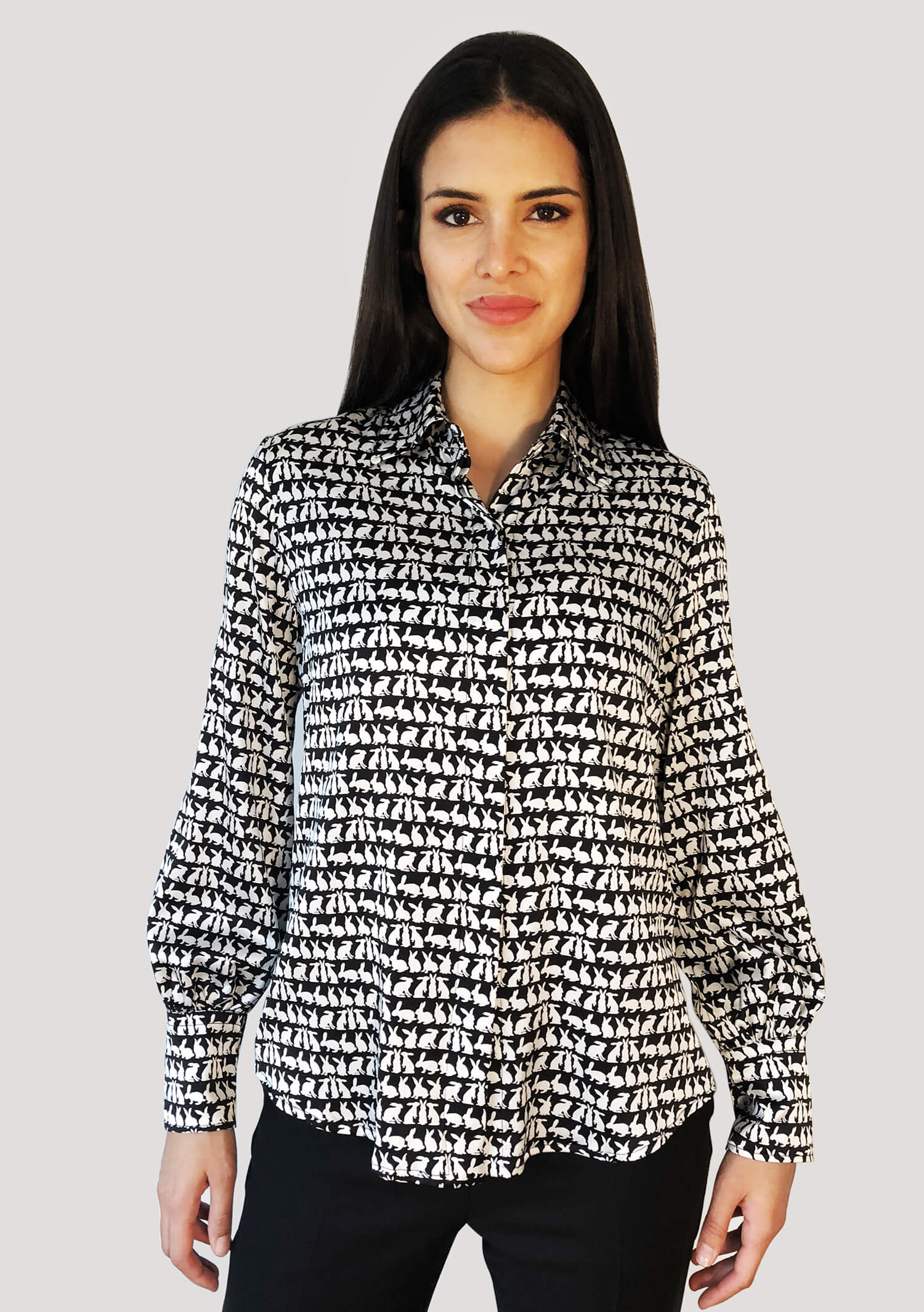 Bunnies-Slik Blouse