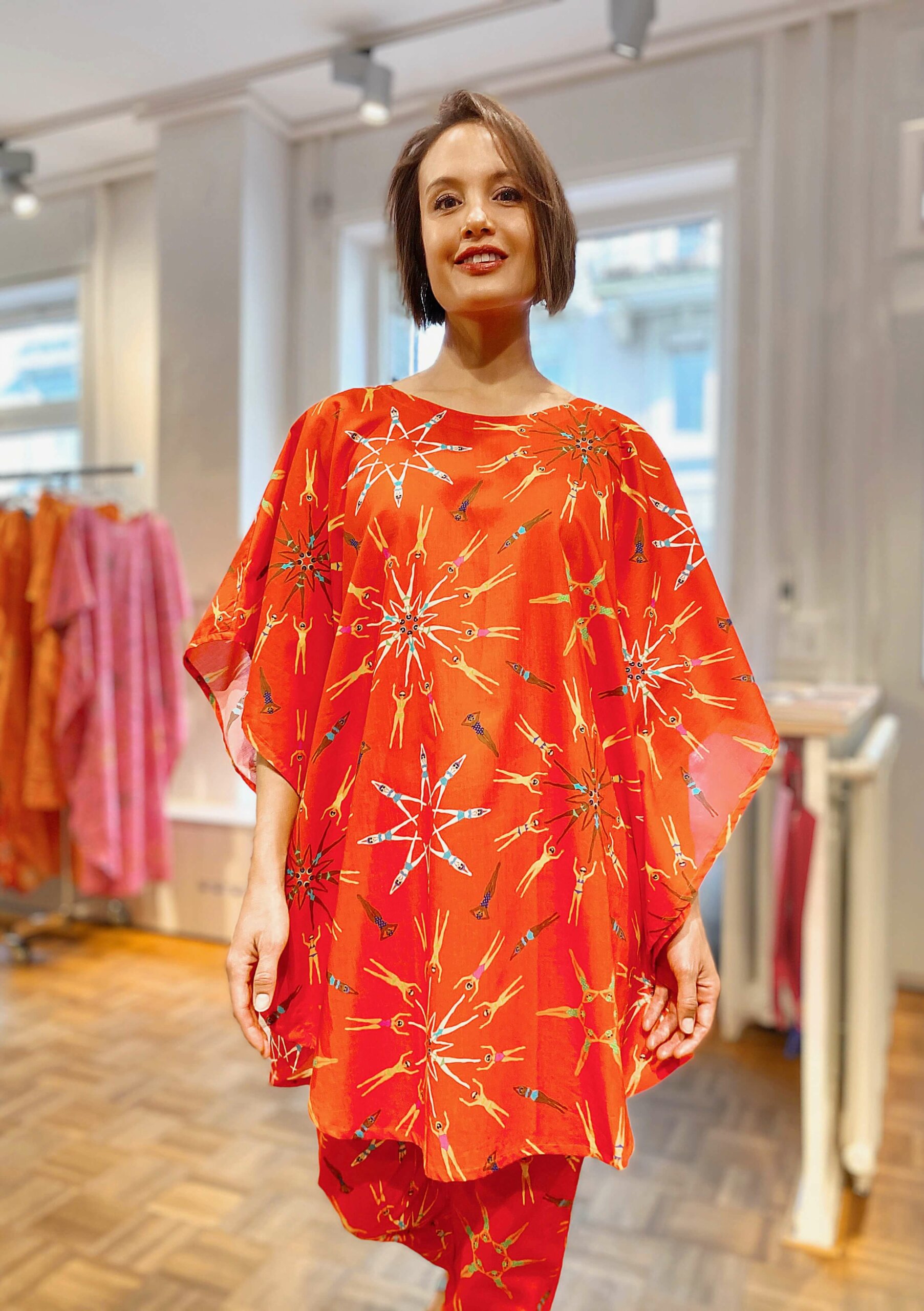 Water Ballet-Kaftan Short & Pants