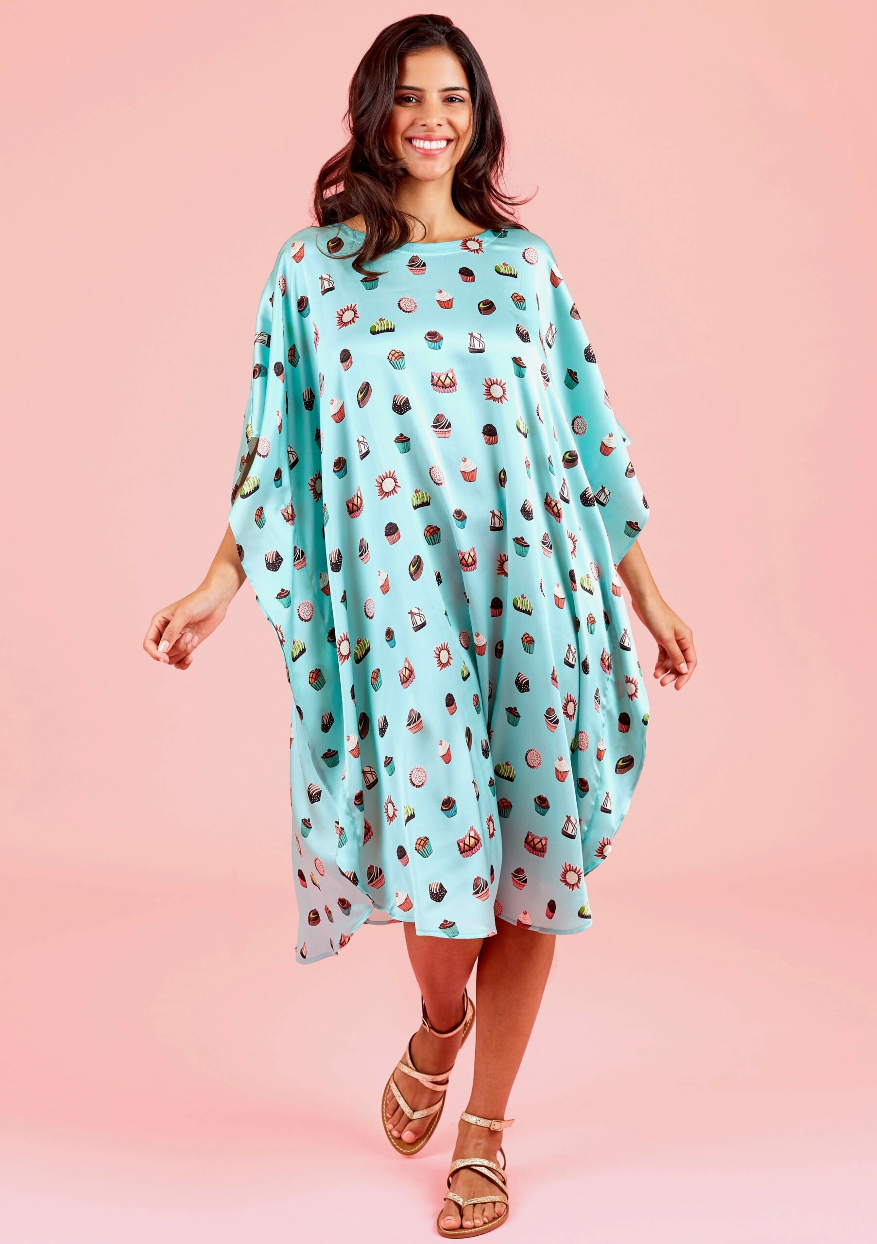 Praline – Silk Kaftan