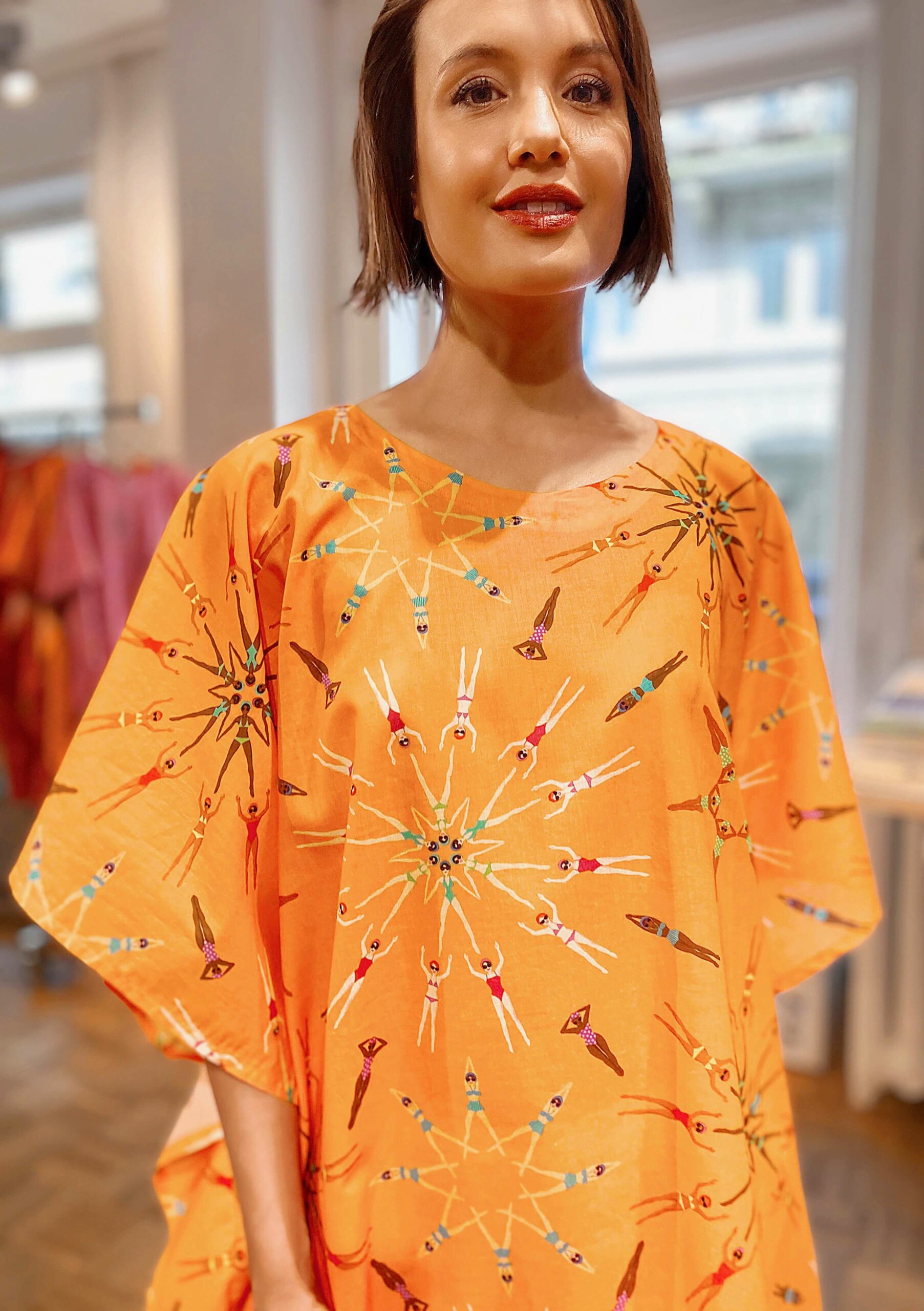 Water Ballet- Kaftan Short