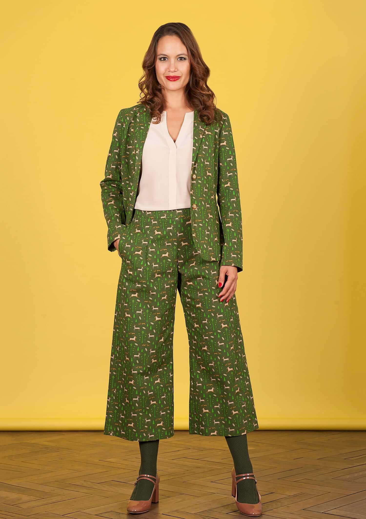 Deer – Blazer & Pants AB1297 col 6 green