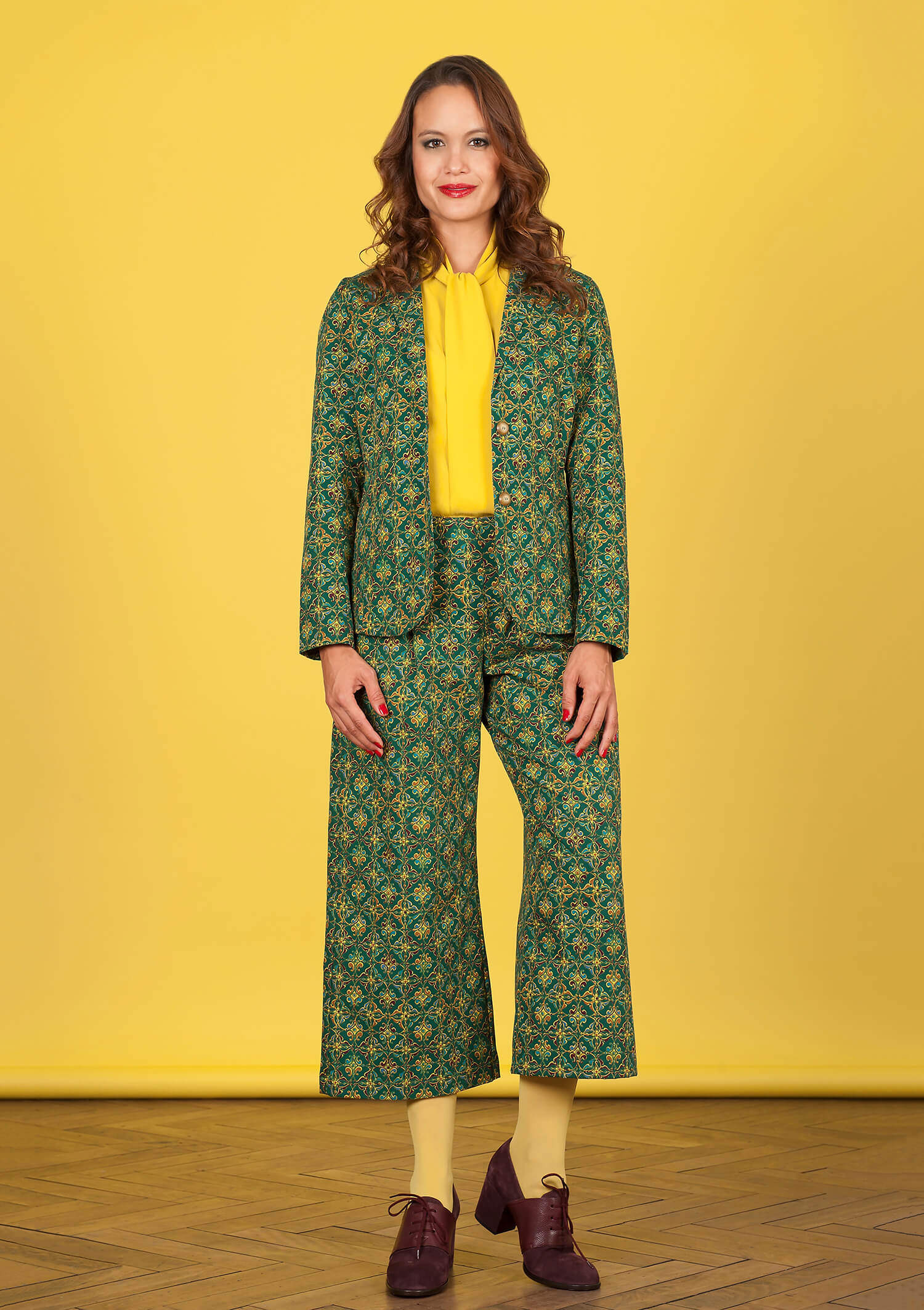 Mosaico III – Blazer & Pants AB1295 col 1 green