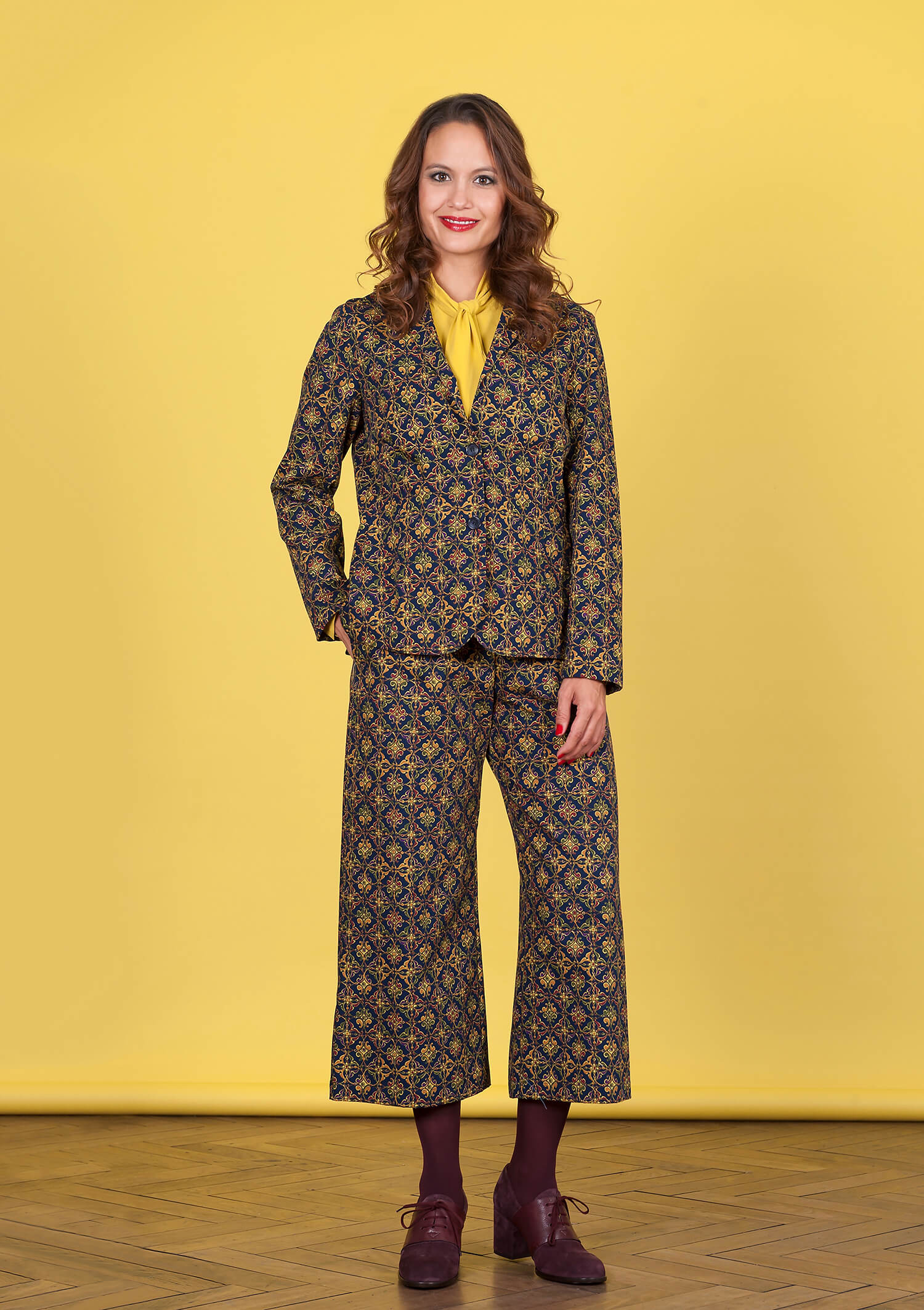 Mosaico III – Blazer & Pants AB1295 col 9 blue marine