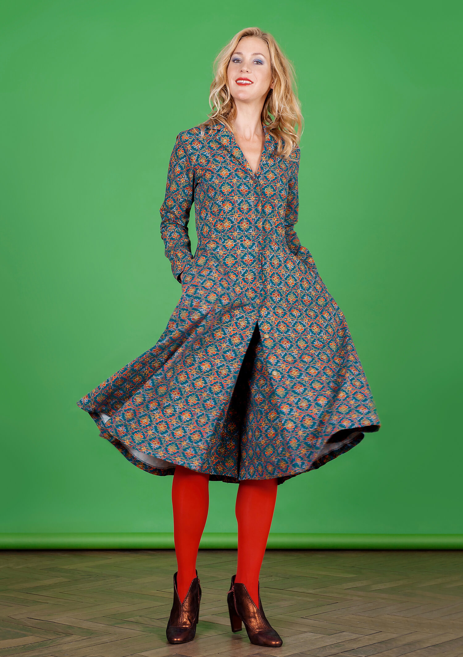 Mosaico III – Dress–Pants AB1295 col 4 blue