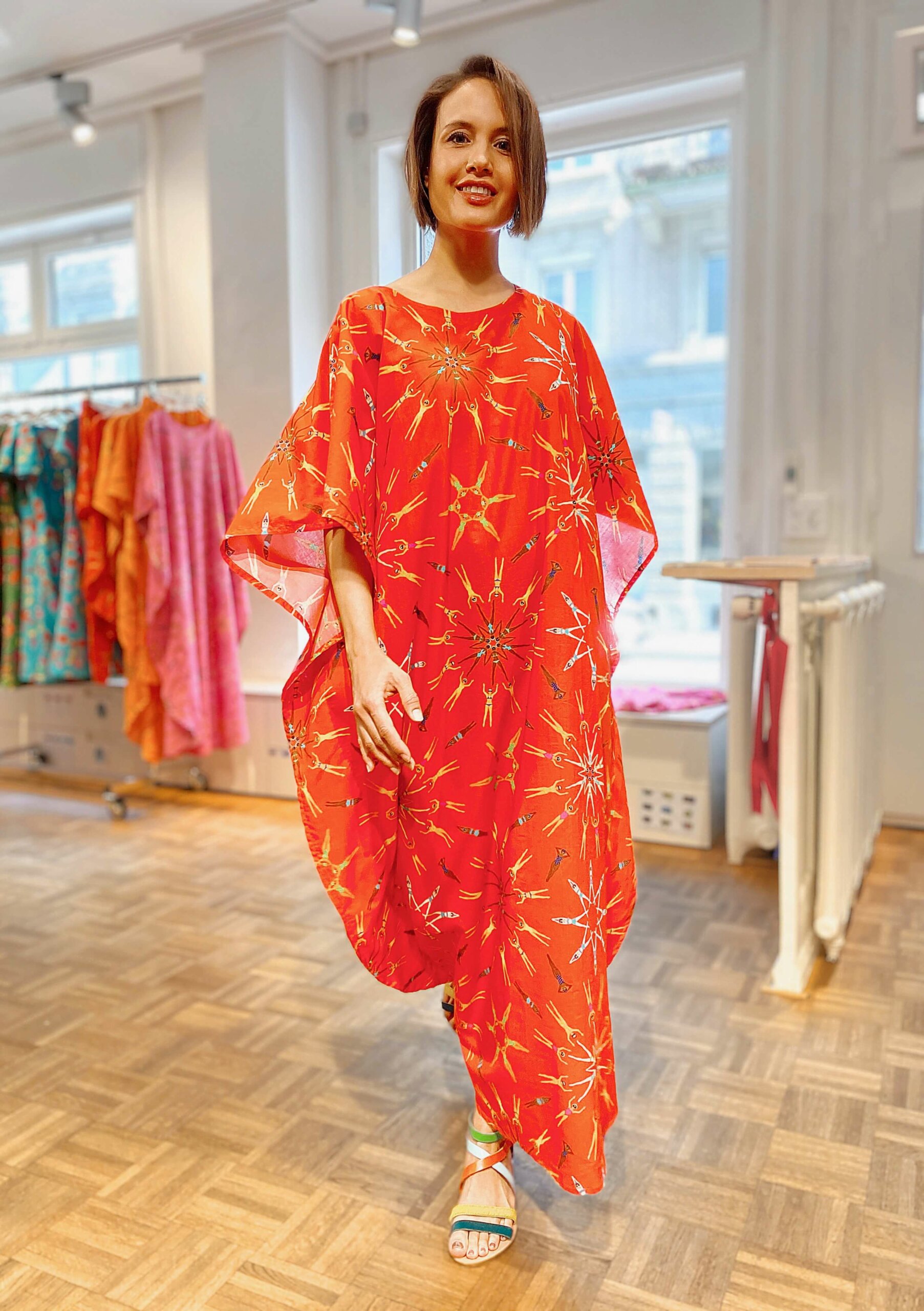 Water Ballet-Kaftan Long