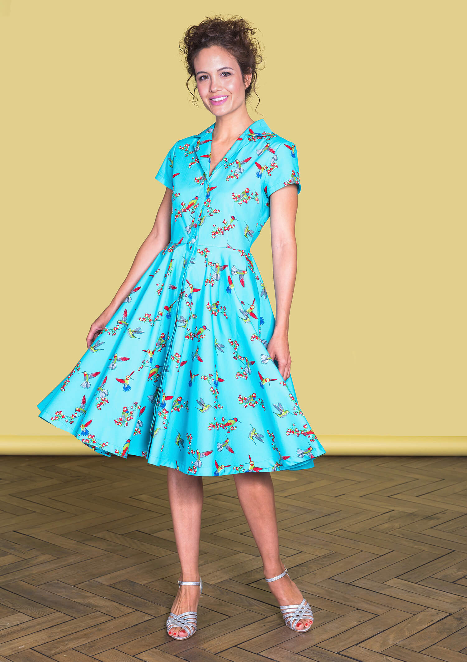 Hummingbirds -Dress Globo