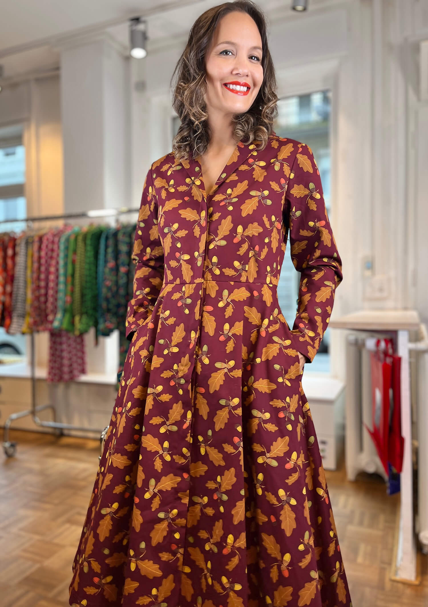 Acorns and Leaves-Dresspants