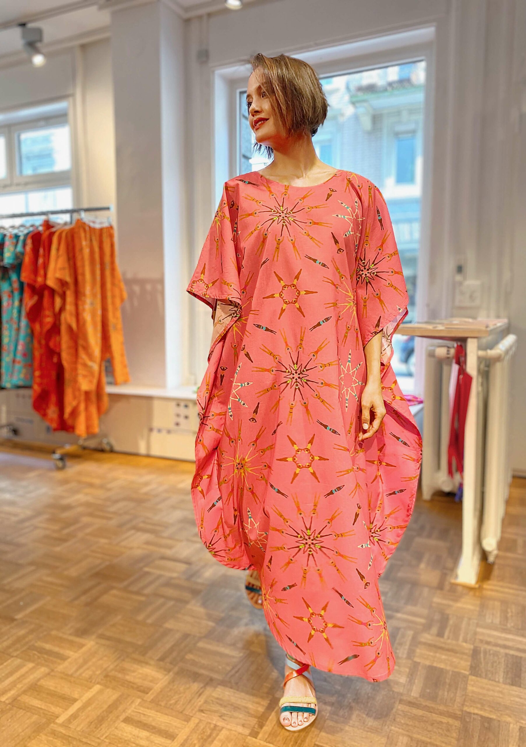 Water Ballet-Kaftan Long