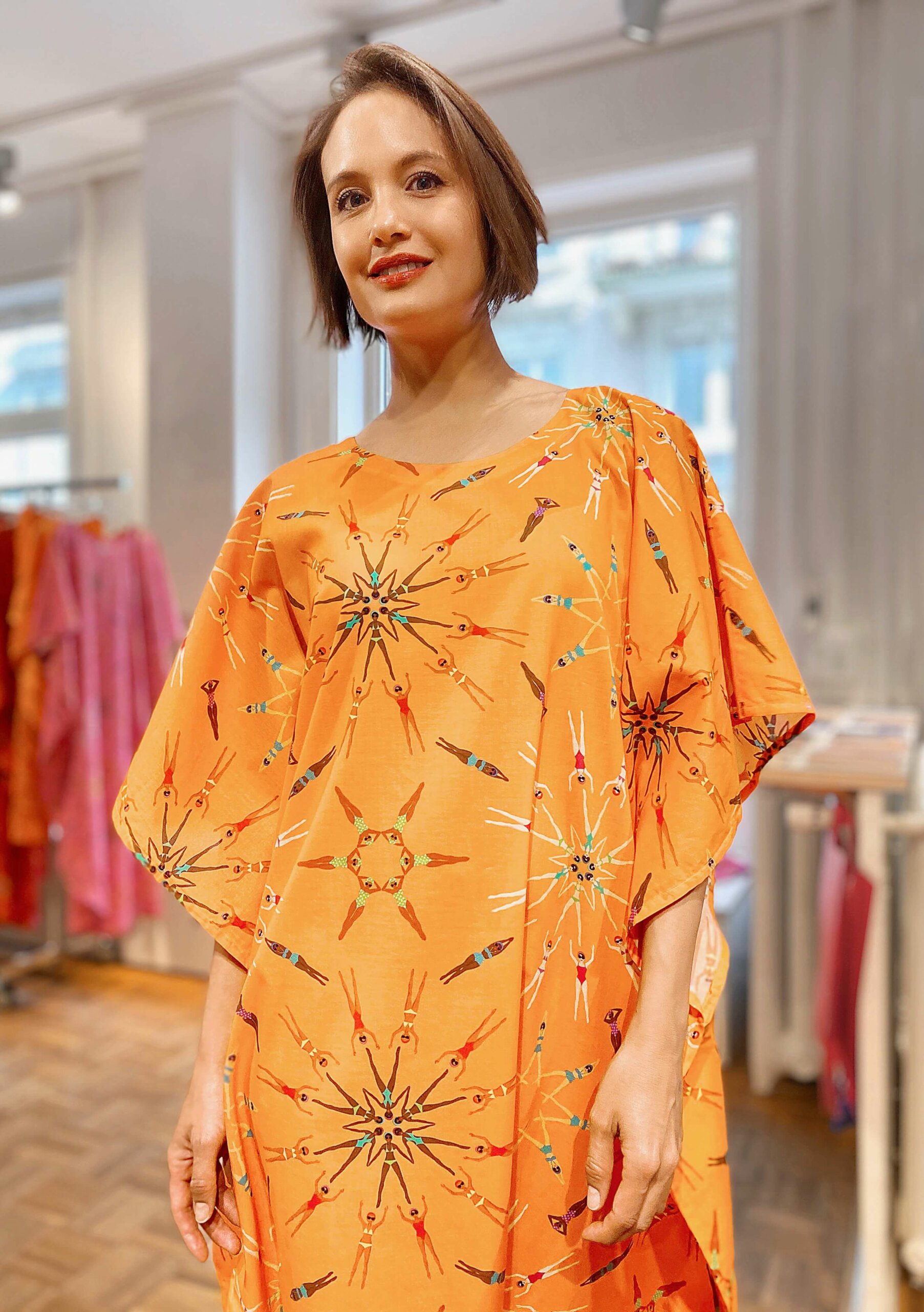 Water Ballet-Kaftan Long