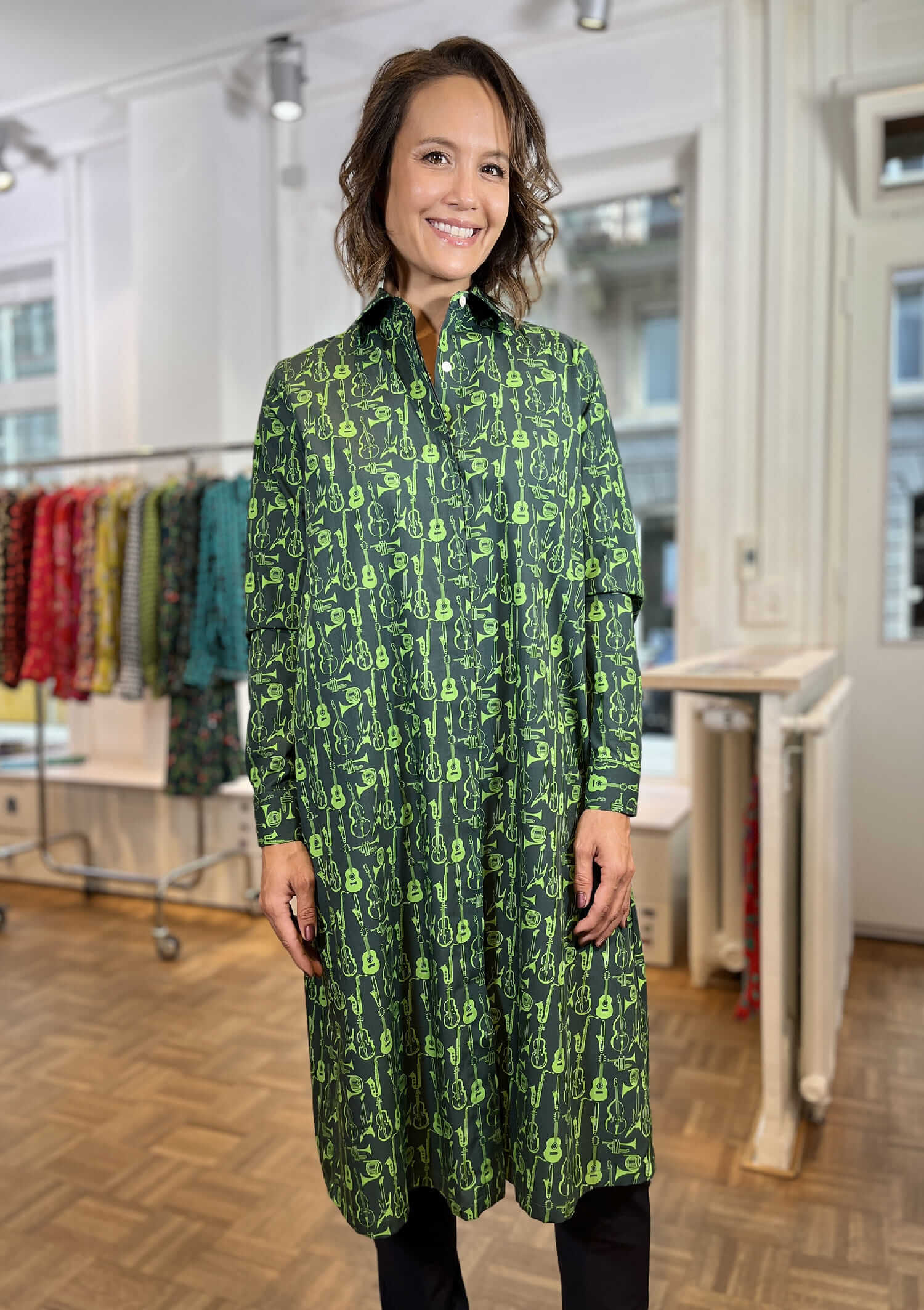 Instruments- Shirt Long Green