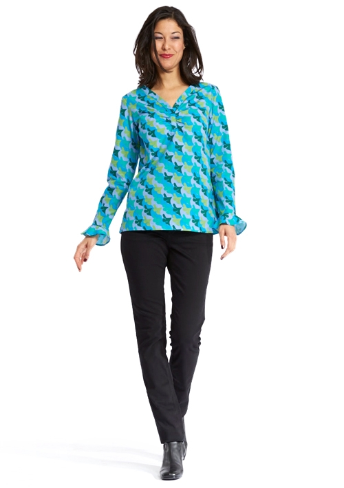 Shoe Print Blouse