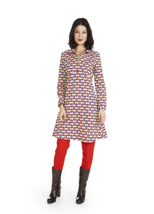 Seventie Dress Red