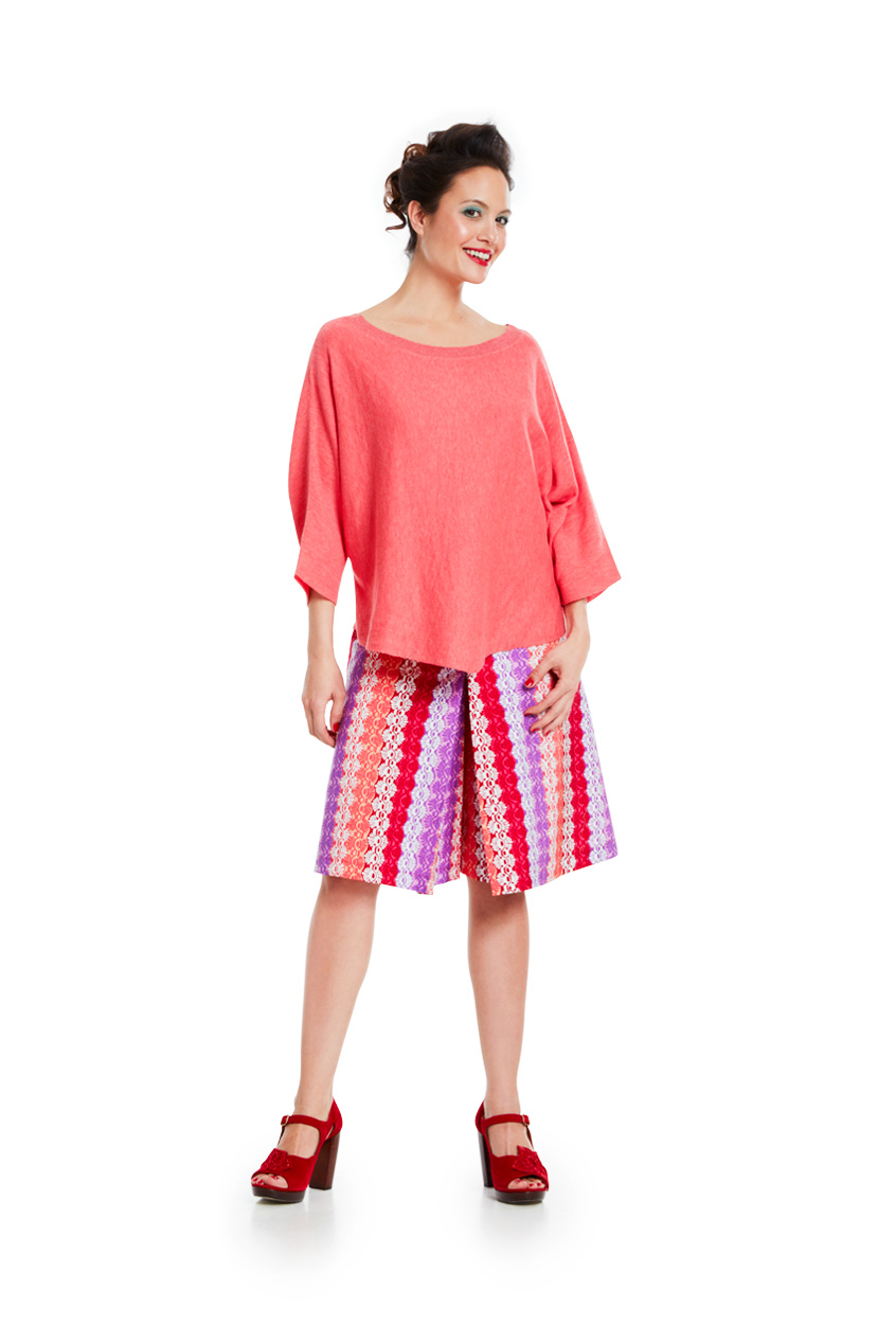 AB1230 col 14 pink- Skirtpant