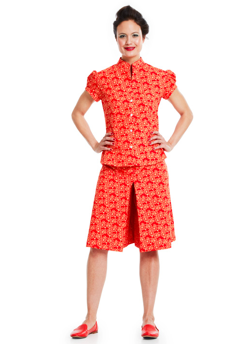 Skirtpant AB1293 col J red