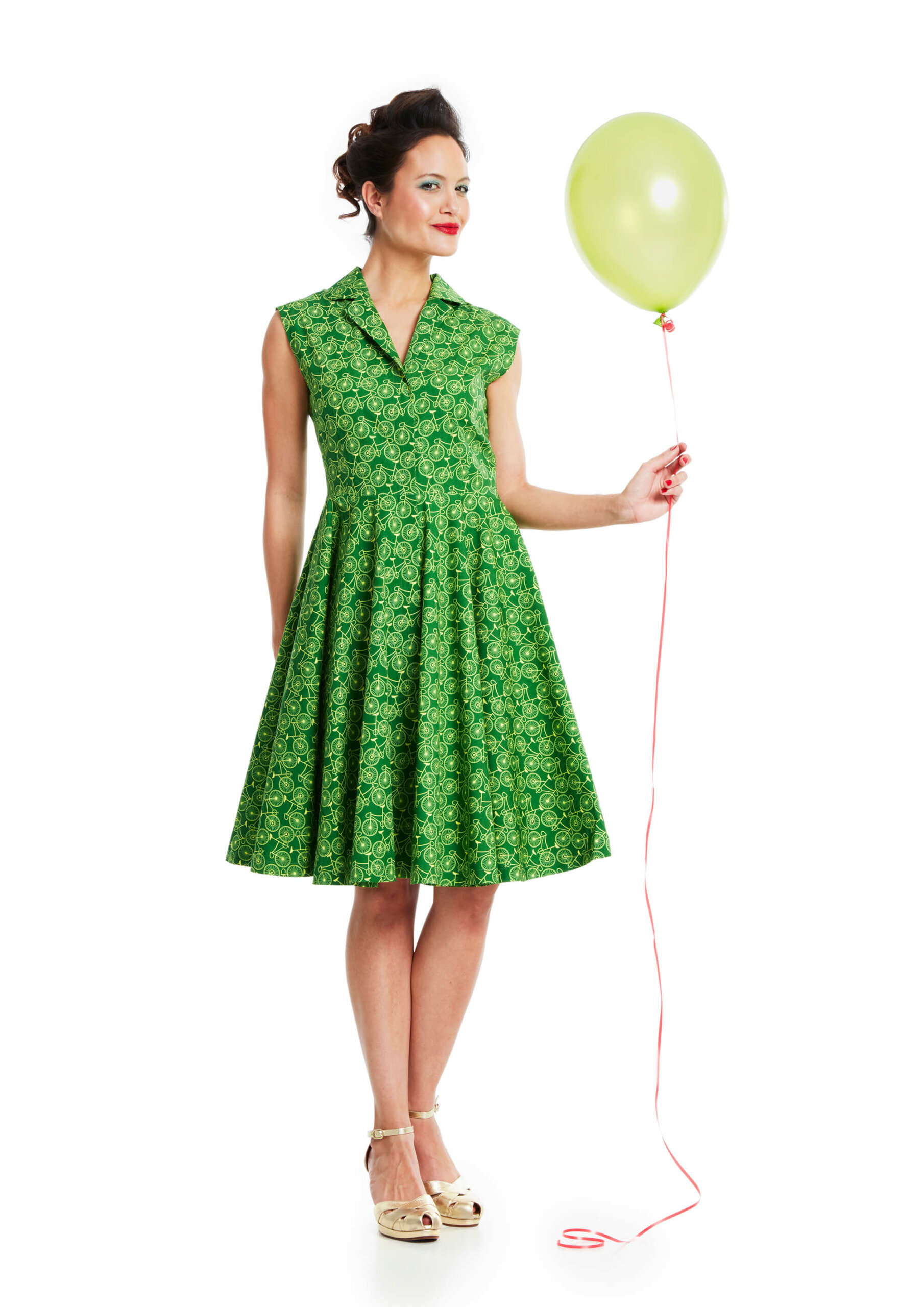 Dress Globo-AB1293 col F green