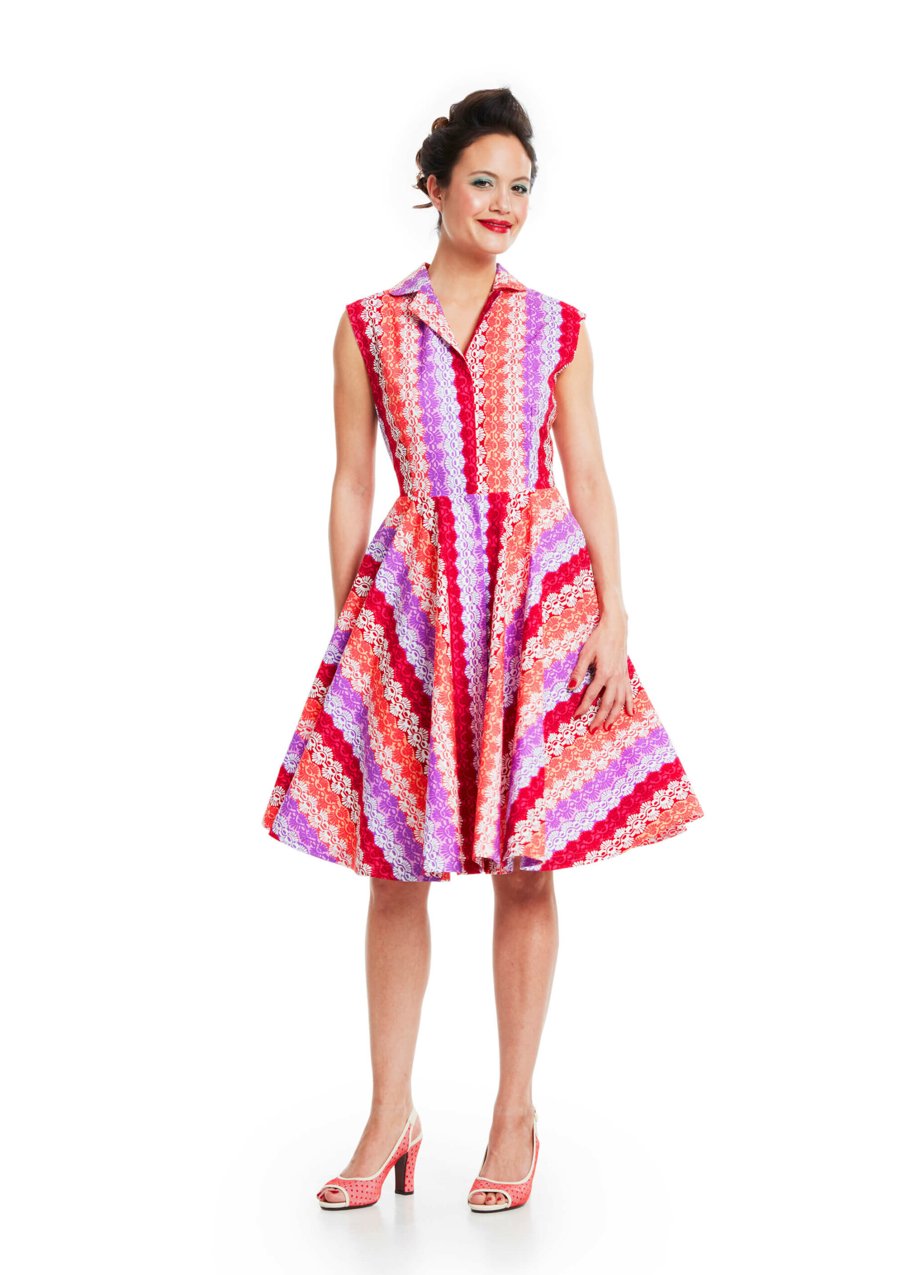Dress Globo -AB1230 col 14 pink