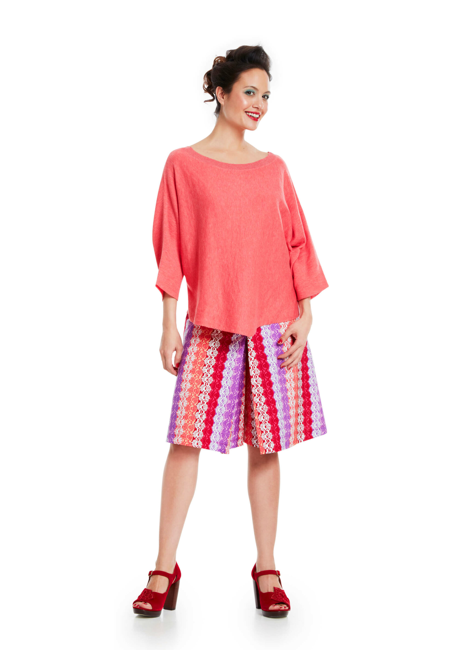 AB1230 col 14 pink- Skirtpant