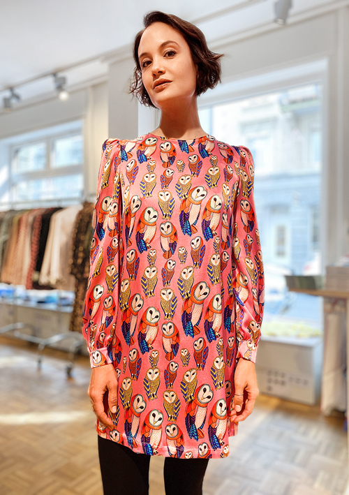 OWLS- Silk Dress Short