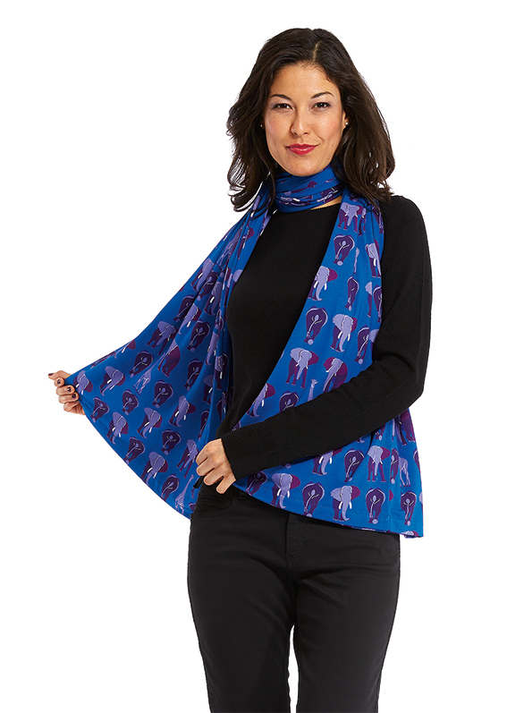 Scarf- Save the Elephants
