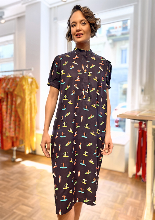 Surfing Women-Shirt Dress