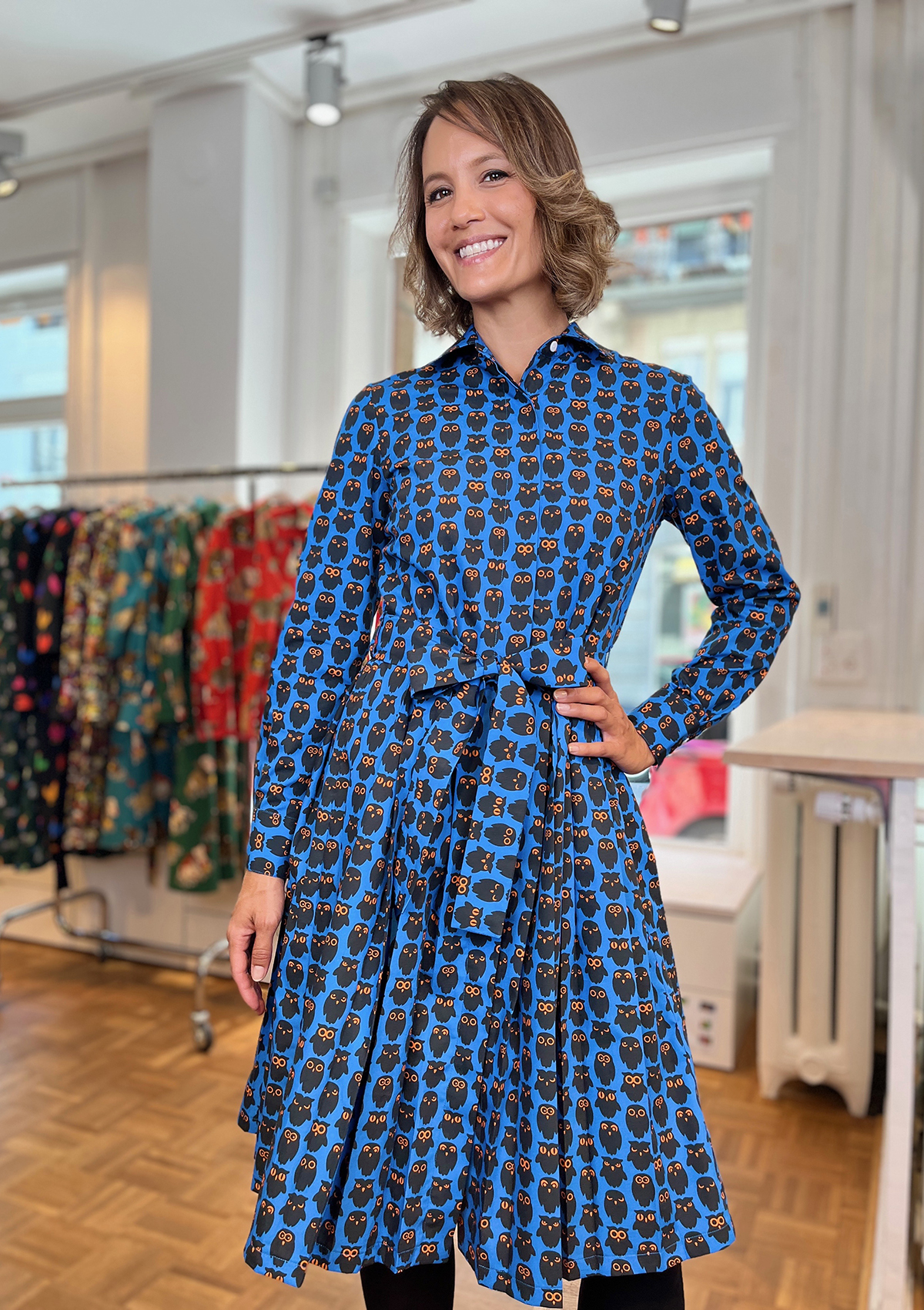 OWLS-Dress with plissee