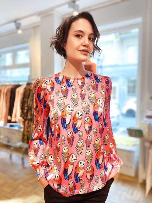 OWLS- Silk Blouse rose