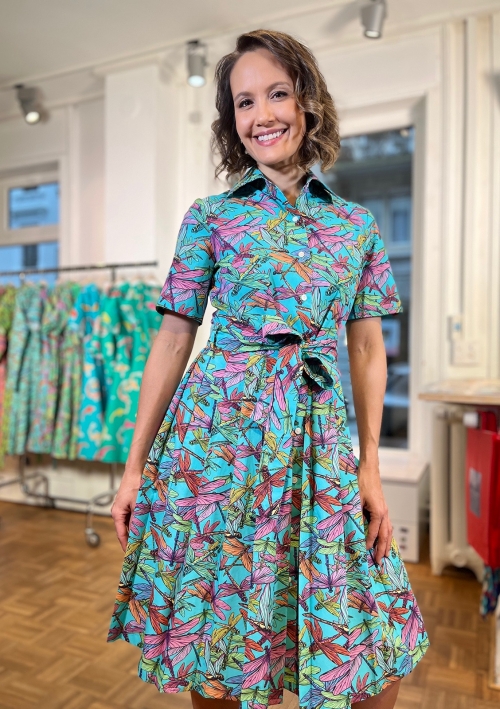 Dragonfly- Dress with Plissee